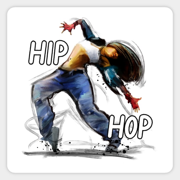 Hip Hop Dance Sticker by ILYOart